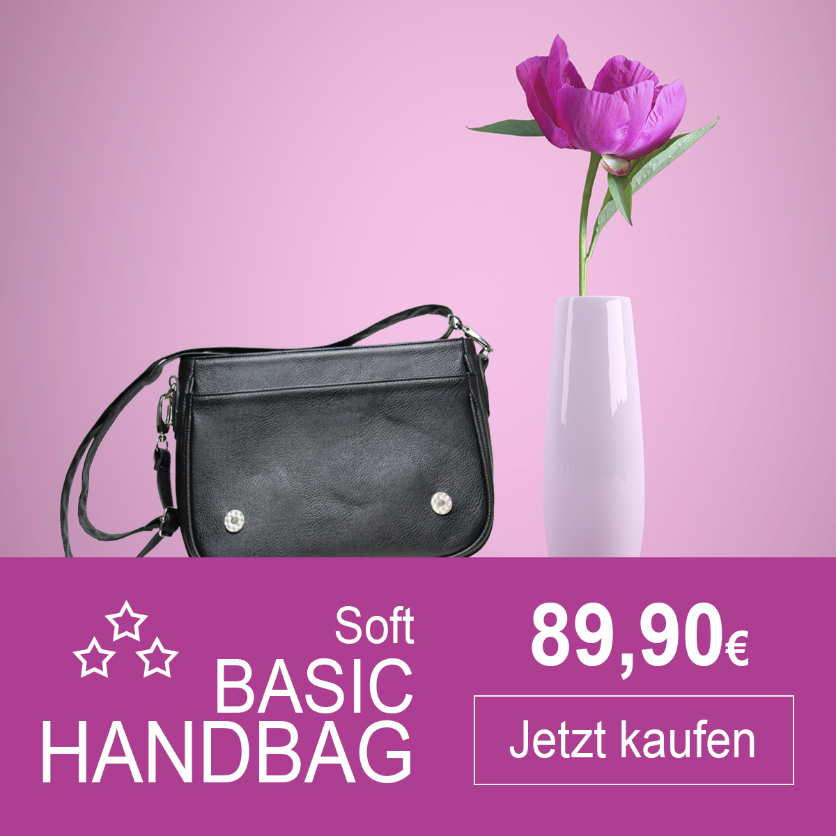 Soft Basic Handtasche von Delieta